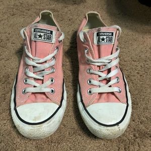 Pink Low Top Converse